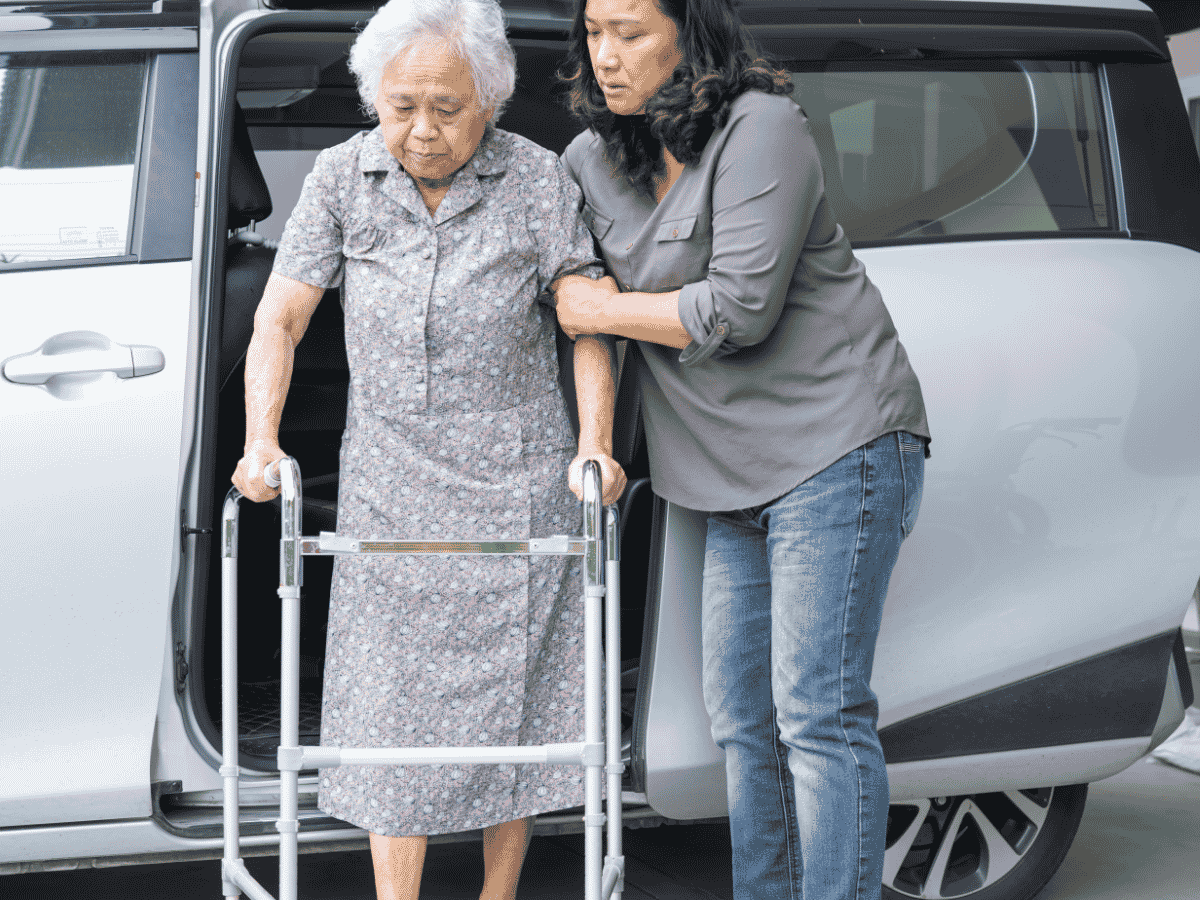 Caregiver helping a senior recover safely at home after a hospital stay in Spring Hill, TN